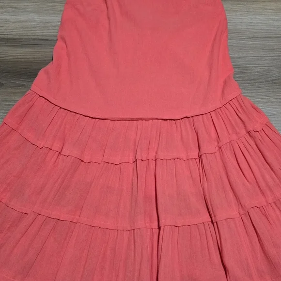NWOT Free People Endless Summer Moonlight Chic Coral Halter Maxi Dress Size XS - Picture 14 of 16